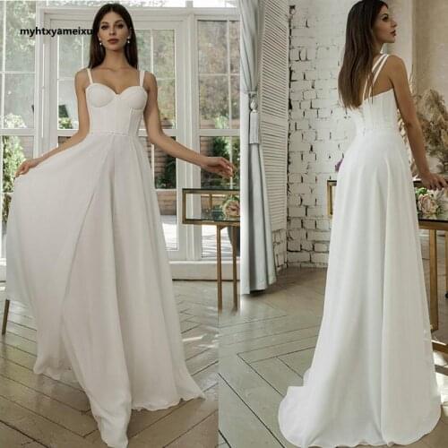 Myhtxyameixue Chiffon Wedding Dresses
