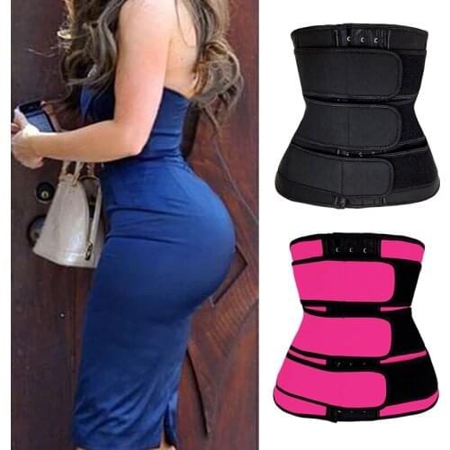 Neoprene Sweat Sauna Waist Trimmer Belt Abdominal Trainer Corset Fat Burner Sport Girdles Tummy Body Shaper Postpartum Recovery