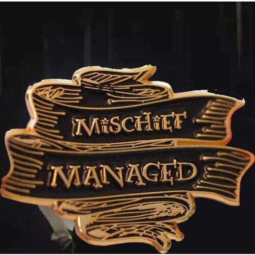 Mischief Managed Brooch Isolemnly swear That I am up to no good
