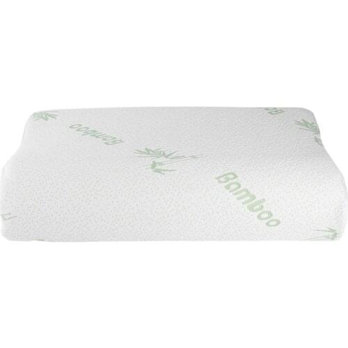 Rebound Neck Massage Pillows Orthopedic Bamboo Fiber Sleeping Pillow Memory Foam Filling Pillows Rectangle Shape 30 x 50cm