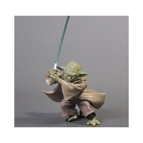 Disney Star War Characters Master Yoda With Sword Action Figure Toys