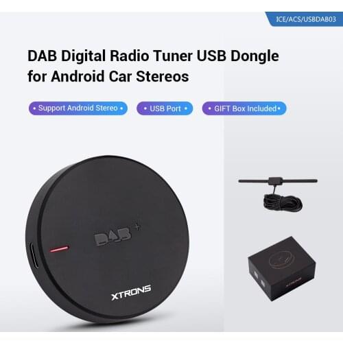 XTRONS USBDAB03 USB Digital DAB+ Radio Tuner Receiver Stick Only for XTRONS Android Car Stereos DVD Player