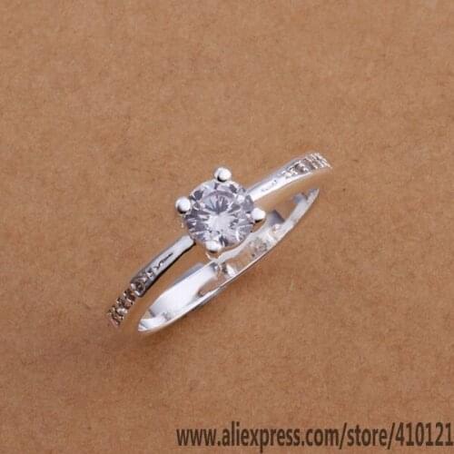 R185 Lucky Silver Color Rings For Women Fashion Jewelry Women Accessories Free Shipping Fashion Rings /dvuamnba Eqqanhxa