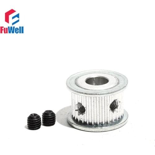 S2M-26T Toothed Pulley 4/5/6/8mm Bore S2M 26Teeth Timing Belt Pulley 7mm/11mm Belt Width Aluminum Alloy Transmission Pulley