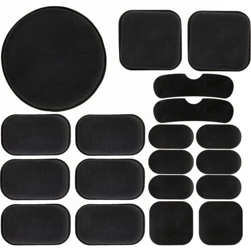 Airsoft Helmet Pads 19PCS/Set Sports Protective Helmet Sticker EVA Foam Liners Pads Cushions Paintball Airsoft Hunting Shooting