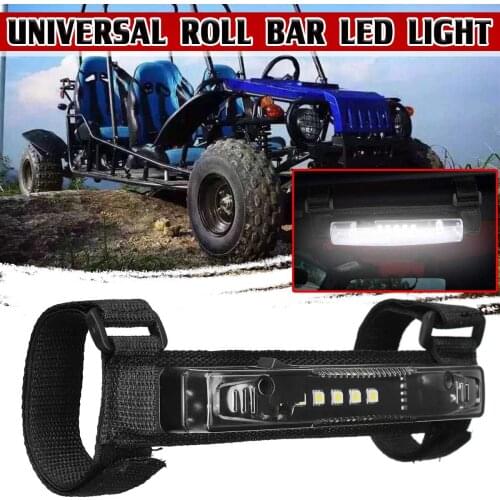 LED UTV ATV Roll Bar Light Universal Roll Bar Mount Bracket Holder Dome Work Light For Car Truck Off Road Golf Cart Motorcycle