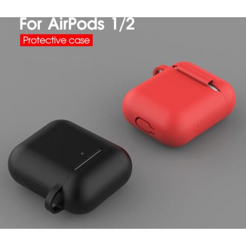 Airpods 2 1 Headset Case, Silicone Protective Case for Headphones, Apple Airpods 2 1 Airpods Case Airpod Case with Lanyard