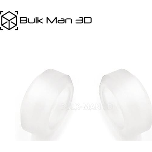 10pcs/lot High Precision CNC Xtreme Solid V Wheel Clear Polycarbonate for V-Slot Rail