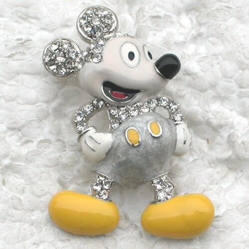 12pcs/lot Wholesale Fashion Brooch Rhinestone Enamel Pin brooches costume jewelry gift C101501