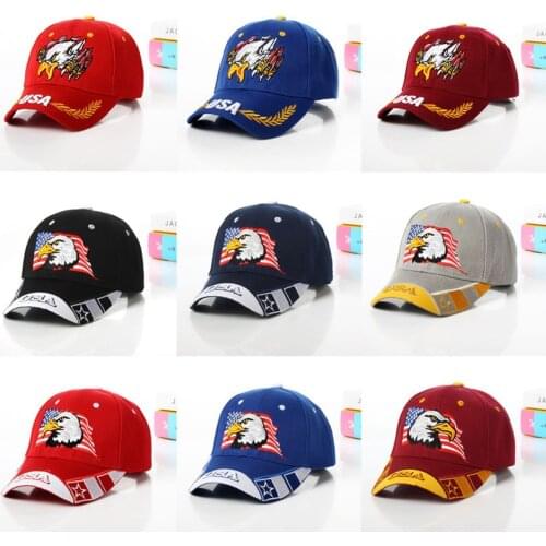 USA Flag Eagle Embroidery Baseball Cap Snapback Caps Casquette Hats Fitted Casual Gorras Hats For Men Women