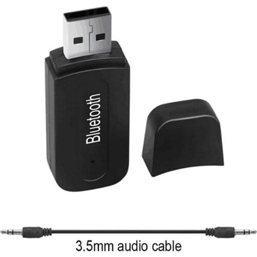 Bluetooth Wireless USB Portable Mini Car Bluetooth Music Audio Receiver Adapter 3.5mm Stereo audio for Android phones