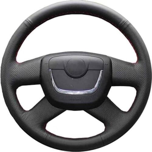 DIY Braiding Cover For Car Steering Wheel For Skoda Octavia Superb Fabia Skoda Octavia a5 Yeti Original Steering Wheel Braid