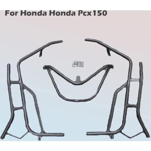 For Honda Pcx150 Modified Bumper Bumper Light Anti-Fall Protection Bar Full Car Fender Bracket