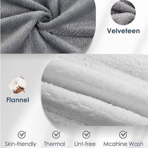 Electric USB Flannel Heating Blanket Shawl Quick Heating Washable