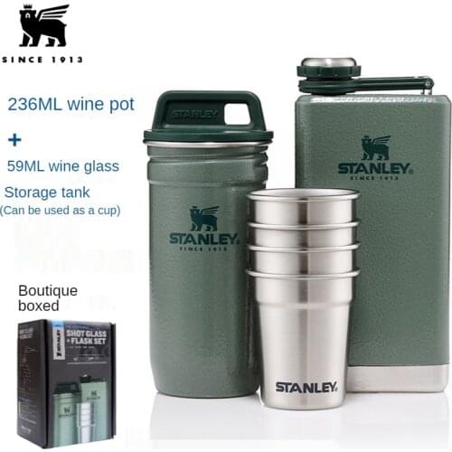 Stainless copo Stanley Mug Outdoor Travel Sports Mens And Womens Stanley Thermos Cup Coffee Drinking Office Heat Preservation