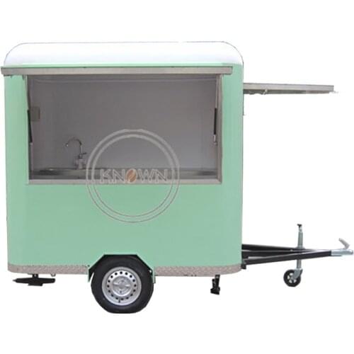 KN-220R with more better material for europe standard mobile towable food/ice cream/bin/flower/snack trailer/cart free shipping