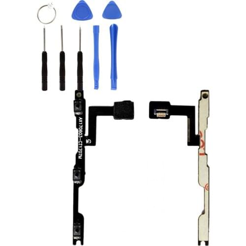 FOR Xiaomi IS MAX 2 Volume Audio Mute Power ON OFF Button Key Flex Cable Repair Kit Gift