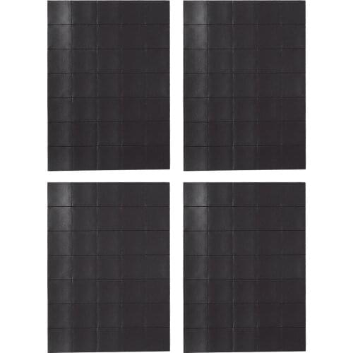 60/140 Pieces 20x20mm Self-Adhesive Magnetic Squares with Strong Adhesive Backing for DIY Crafts Photo Schedule Business Card