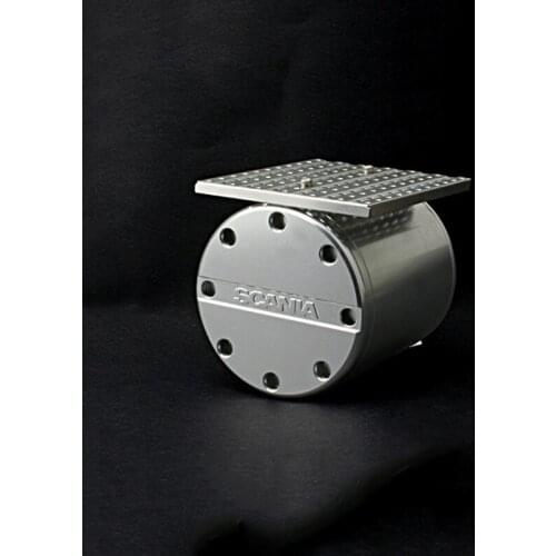 LESU Metal Exhaust Tank Box for 1/14 Tamiya DIY Scania R620 R470 RC Tractor Truck Model Car Dumper