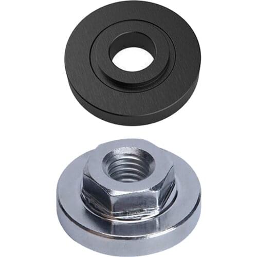 2/4PCS HSS Hex Nut Upper Pressure/Lower Plate Set Tools Replacement For Angle Grinder Modification Accessories