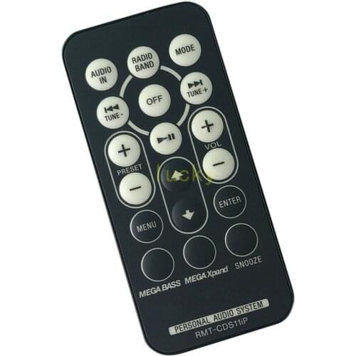 New RMT-CDS11IP Remote Control Suitable For Sony ICF-DS11iP AV Audio receiver system