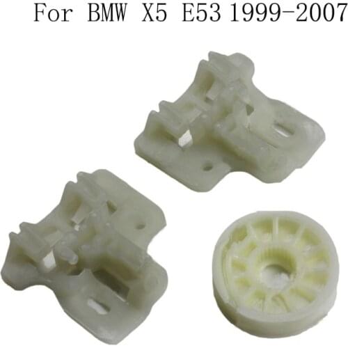 For BMW X5 E53 1999-2007 Power Electric Car Window Regulator Window Lifter Repair Kit Set Front Left or Right