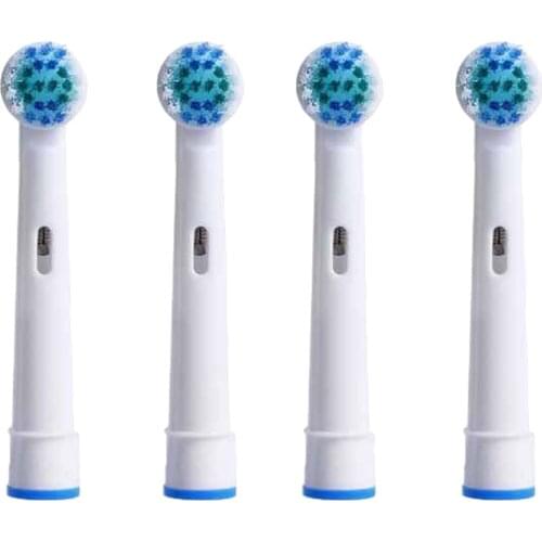 Replacement White Toothbrush Heads, for Precision Clean Refills for Electric Toothbrush, Deep and Precise Cleaning, Pack of 4