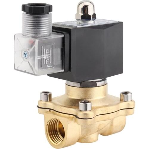 High Performance 1/2 Inch AC 220V 2W Square Coil Pure Copper Direct Acting Solenoid Valve Electromagnetic Valve for Garden Water