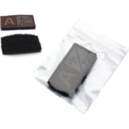 Women Men Arm Warmers Brand New Blood Type Embroidered Patch Military Tactics Armband Badge Arm Warmer Set