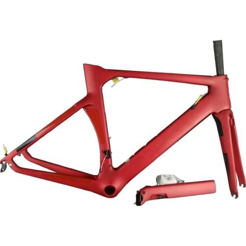 2021 NJRD Road Bike T1000 Glossy Concept Carbon Road Frames C64 Carbon Bicycle Frameset BB386 C60 V3Rs