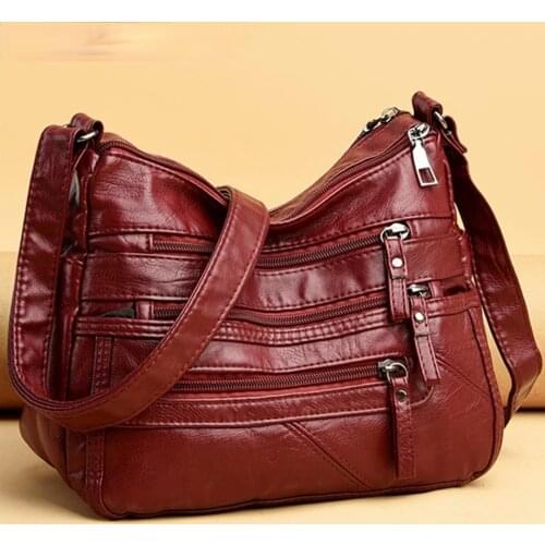 2021 Women Shoulder Bag Leather Luxury Handbags Womens Bags Designer Shoulder Crossbody Bag Female Fashion Female For Ladies