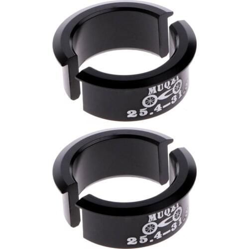 4Pcs Bicycle Handlebar Shim 25.4mm to 31.8mm Stem For Fixed Gear MTB Road Bike bike handle bar