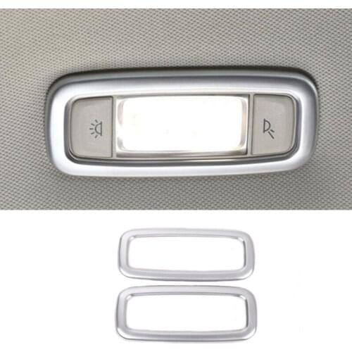 ABS Car Rear Reading Lights Lamp Frame Decoration Cover Trim Fit For BMW 5 Series G30 G38 7 Series G11 G12 X3 X4 2016-2021