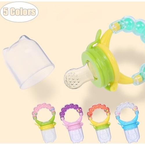 Baby Nipple Pacifier Clip For Safe Fruit Baby Food Silicone Pacifier Feeding Teat Soother Bottles Supplies