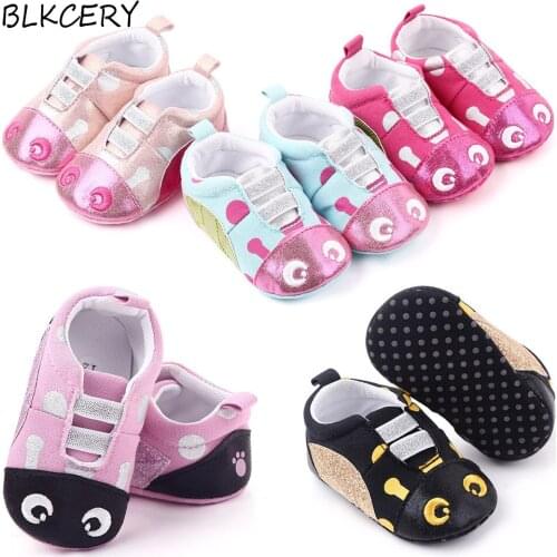 Fashion Newborn Baby Girl Shoes Soft Sole Shoe Toddler Trainers Cartoon Tenies Crib Shoes for 1 Year Old Boys Infant Footwear
