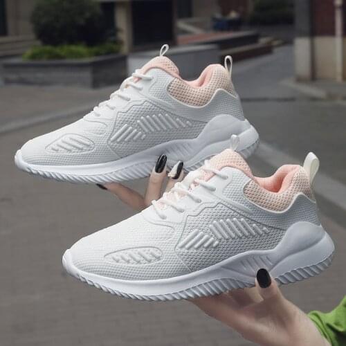 Summer Women Breathable Mesh Light Sneakers Flats Casual Female Trainers Walking Shoes Chunky Outdoor Sports Zapatillas Mujer