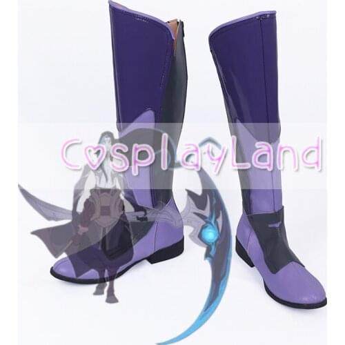 LOL The Shadow Reaper Shieda Kayn Cosplay Boots Shoes for Adult Men Shoes Costume Accessories Custom Made