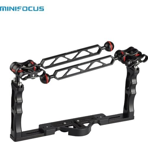 MINIFOCUS Underwater Tray Housings Arm System Ys Ball Clamp kit for Camera Waterproof Housing Video Dive Torch Flashlight