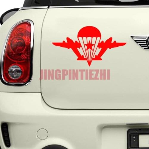 Car Stickers Vinyl Motorcycle Decal Car Window Body Decorative Airborne with A Star Without Paratrooper Personality Car Stickers