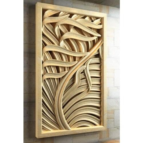 Wall decoraion CNC Router relief model STL format 3D model artcam type3 cnc engraving M199