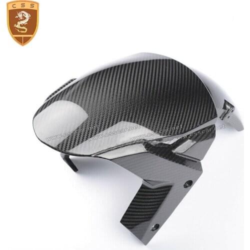 For KAWASAKI ZX10R Carbon Fiber Front Tire Fender Mud Hugger Cowl Fairing
