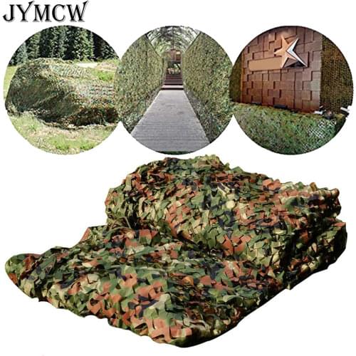 1.5x3m /2x10m Hunting Military Camouflage Nets Woodland Army training Camo netting Car Covers Tent Shade Camping Sun Shelter