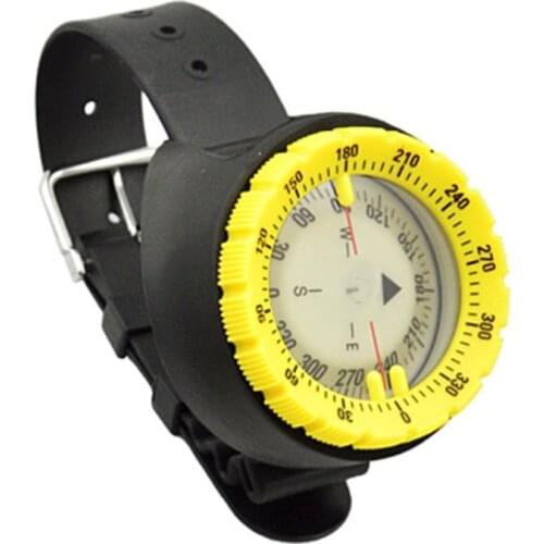 Underwater 50m Diving Compass Professional Waterproof Navigator Digital Scuba Luminous Balanced Watch for Swimming
