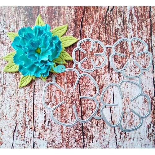 Zinnia Cutting Dies Embossing Stencils for DIY Scrapbooking Photo Album Decorative DIY Paper Card Making