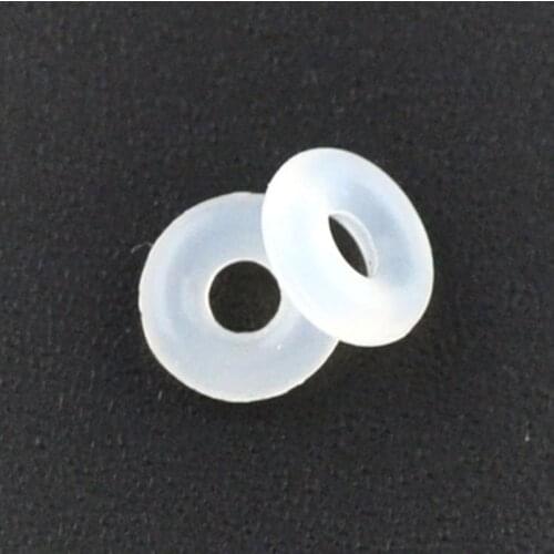 DoreenBeads Rubber Rings/ Silicone Beads 6mm for Clip Stopper Beads,45 pc