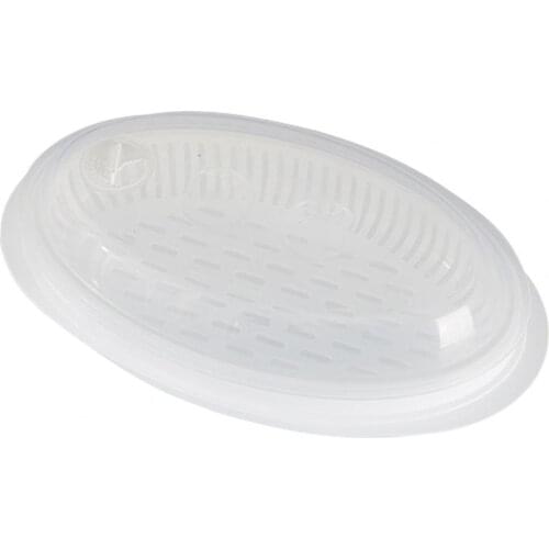 Convenient Fish Steamer Non-stick BPA Free Microwave Steamer PP Microwave Vegetables Steaming Dish Fish Steamer for Kitchen