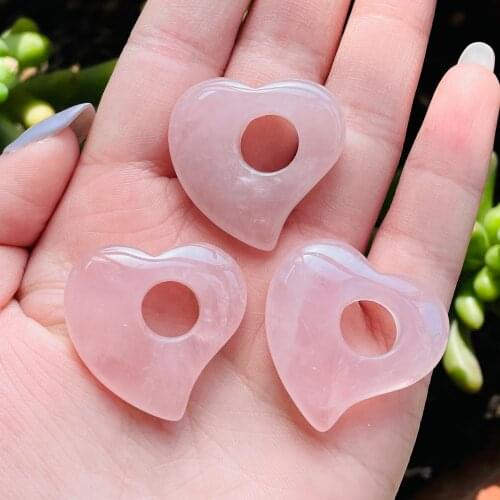 Natural crystal crystal heart, home art, healing feng shui, gifts