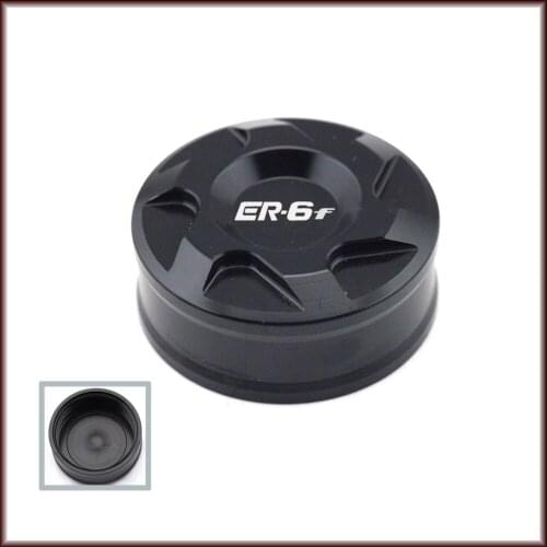 Rear Brake Fluid Reservoir Cover Cap Aluminum For KAWASAKI ER-6F ER 6F ER6F 2007-2016 2015 Motorcycle Accessories CNC Green