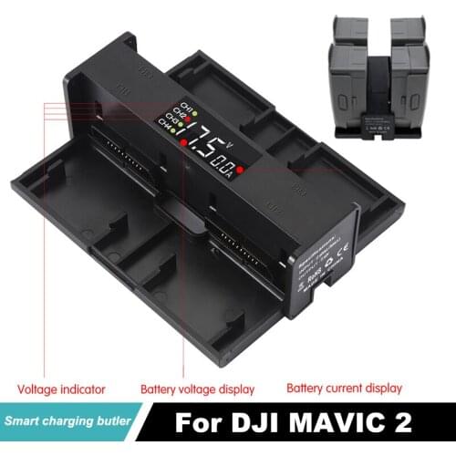 DJI Mavic 2 battery Charger 4 in1 Smart Multi Battery Intelligent Charger Bulter With LED Display Butler Expands Charger
