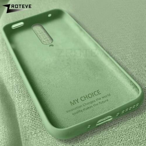 Oneplus 7 Pro Case ZROTEVE Liquid Silicone Coque For One plus Nord 8 7T 9 Pro Case Soft Cover For Oneplus 8 Pro 8T 9R 6 6T Cases